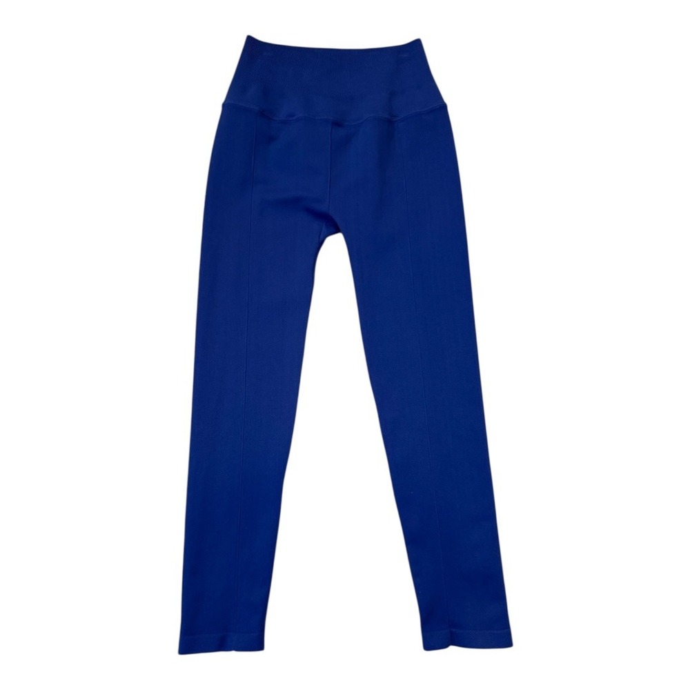 Spiritual Gangster High‎ Waisted Seamless Leggings Blue M L Workout Athleisure